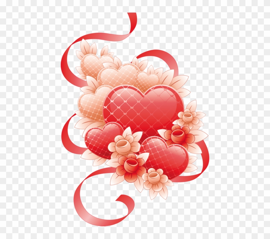 Flores - Namorados Amor Wallpaper Corações Clipart