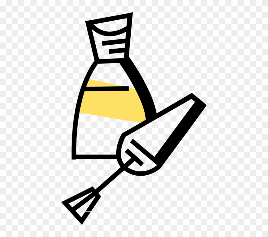 Vector Illustration Of Cosmetic Beauty Product Nail Clipart