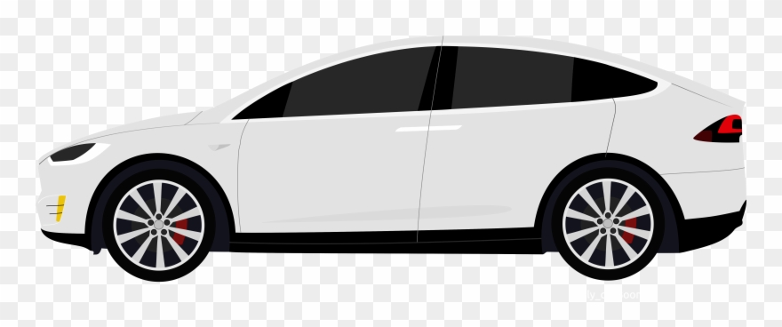 Clipart Cars Suv - Tesla Model X Clipart - Png Download
