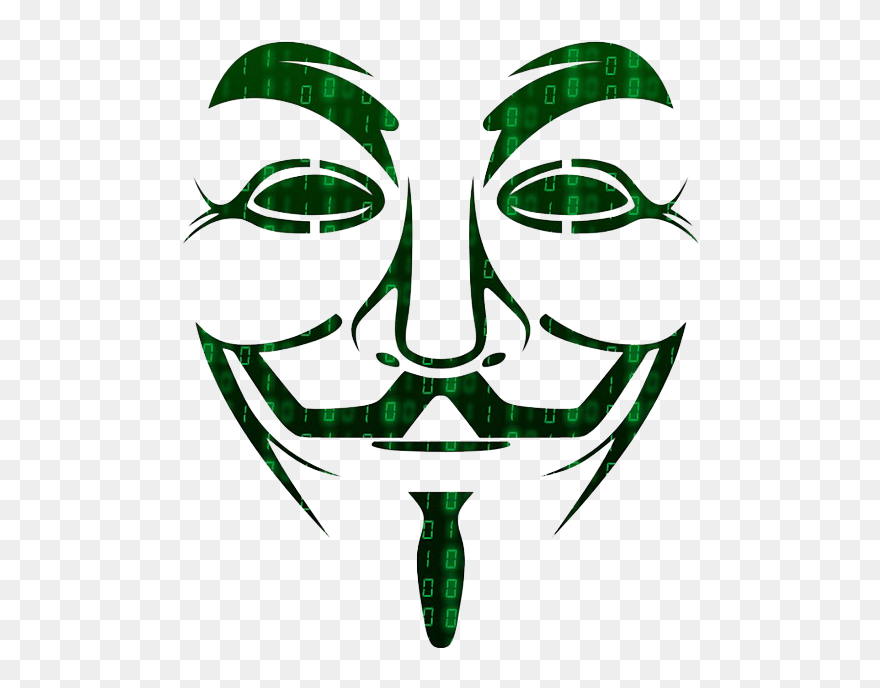Hacker Png - V For Vendetta Mask Vector Clipart