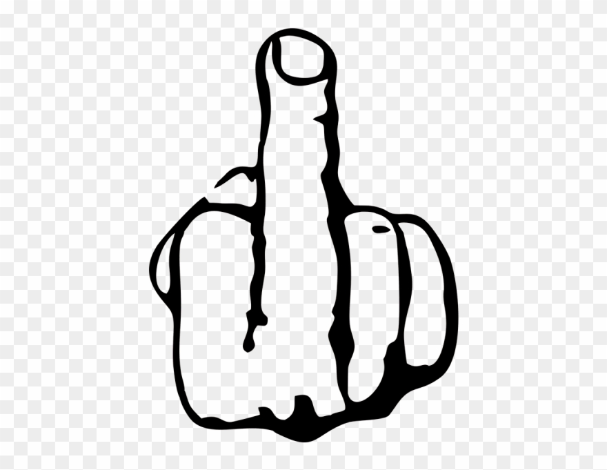 Middle Finger Sticker Middle Finger Pumpkin Carving Clipart 1037714 Pinclipart