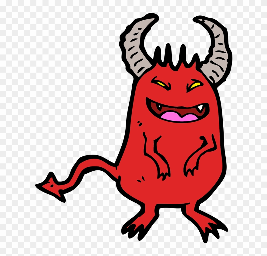 It's Story Time - Devil Clipart