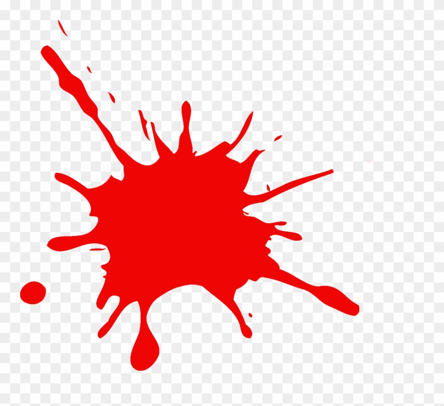Game Maker Blood Splatter Particles Png - Paint Ball Png Clipart