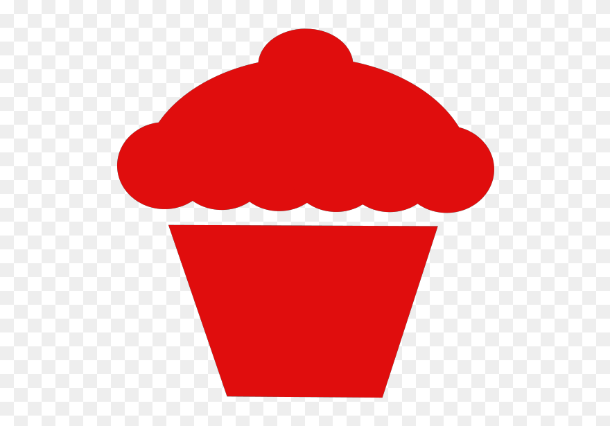 Cupcake Outline Clipart - Png Download