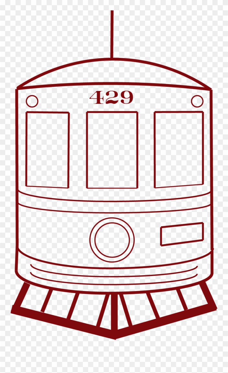 Passenger Travel Via Electric Railway With Frequent - Terre Haute Clipart
