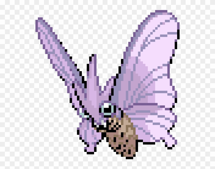 Venomoth - Bead Clipart