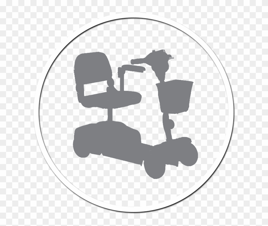 Furniture Clipart Mobility - Drive Phoenix 4 Wheel Travel Scooter - Png Download