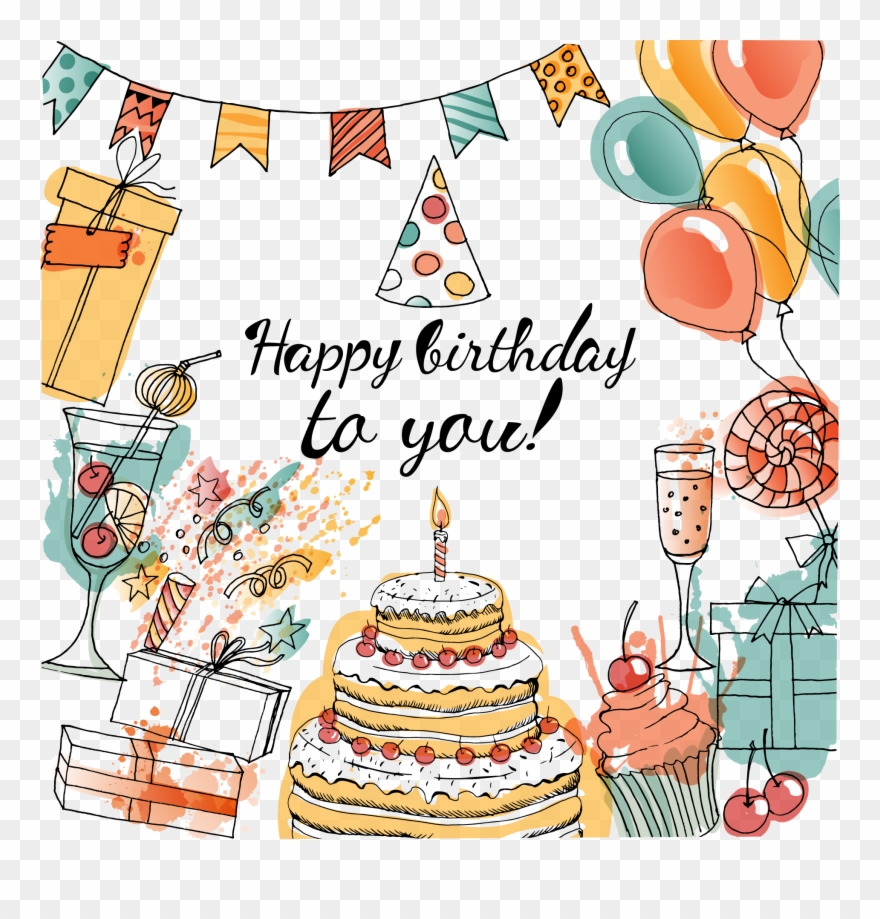 Cake Greeting Card Taobao Clipart