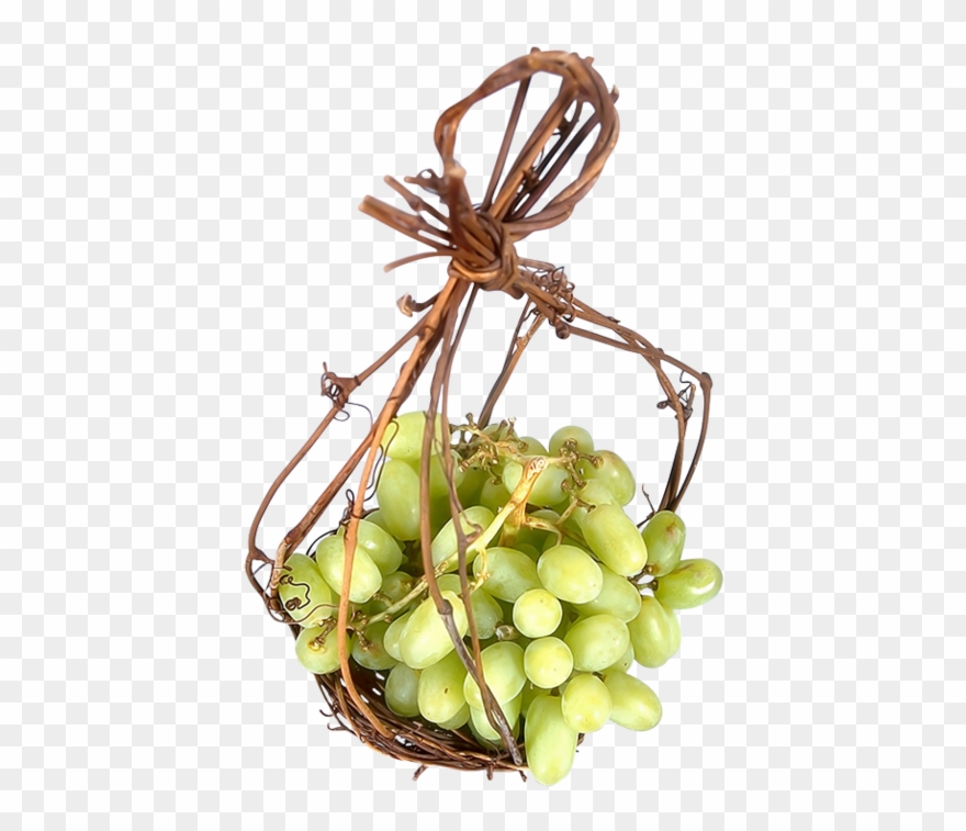 Basket Clipart Grape - Grape - Png Download