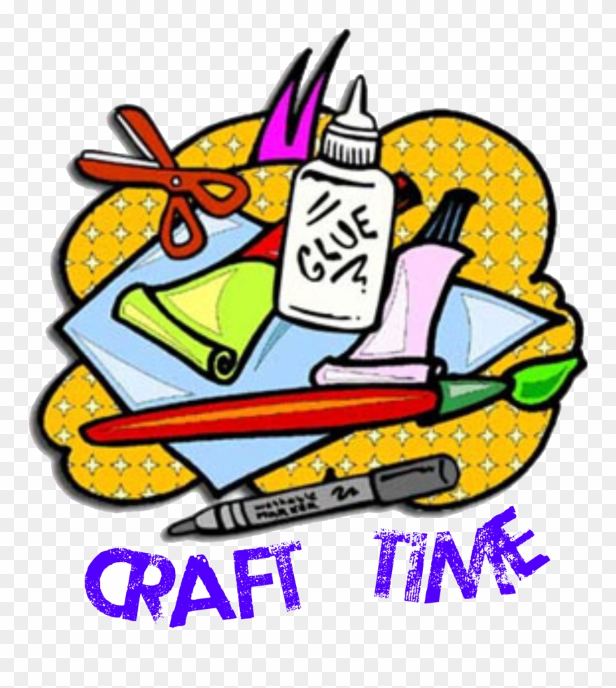 Clip Art Craft Time - Png Download