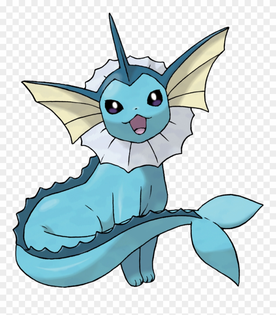 Vaporeon - Pokemon Vaporeon Clipart