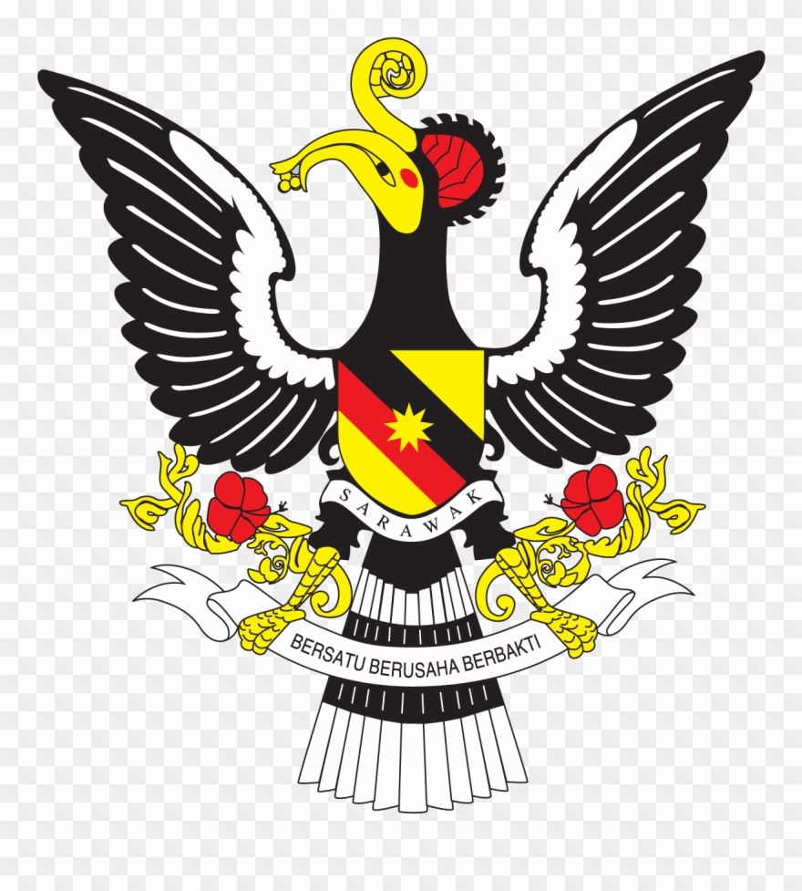 Computer Clip Art Logos Images Gallery - Sarawak Coat Of Arms - Png Download