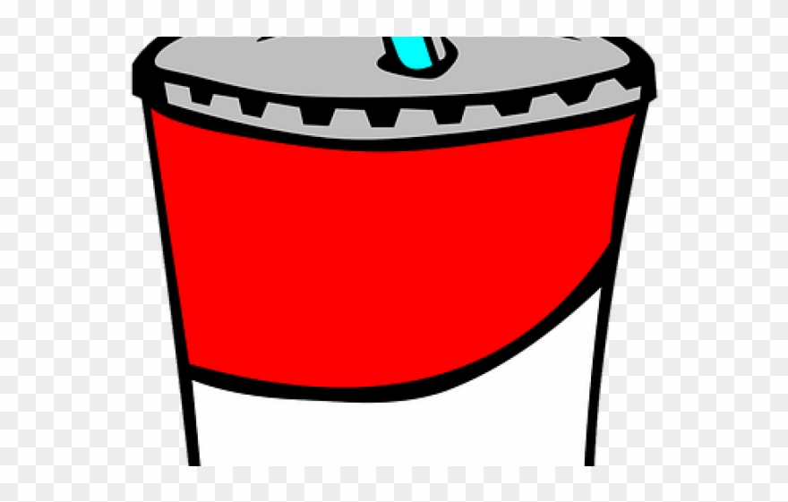 Straw Clipart Fizzy - Fizzy Drink Clipart - Png Download