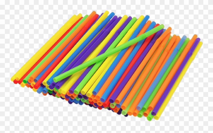 Multicoloured Drinking Straws - Kizmos 125 Count Assorted Flex Straws, Jumbo Clipart