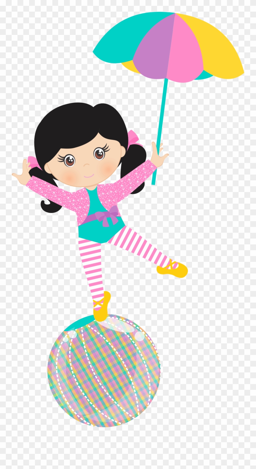 Bailarinas De Circo Animado Clipart