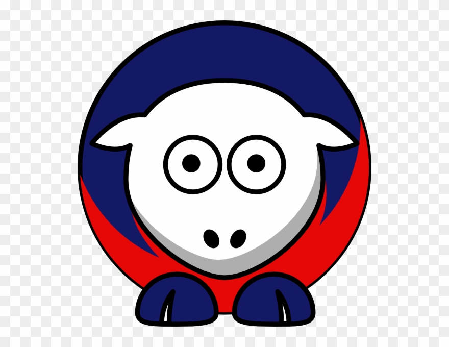 Sheep Dayton Flyers Team Colors - College Football Clipart
