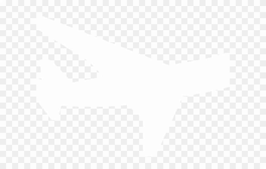 White Clipart Airplane - Airplane - Png Download