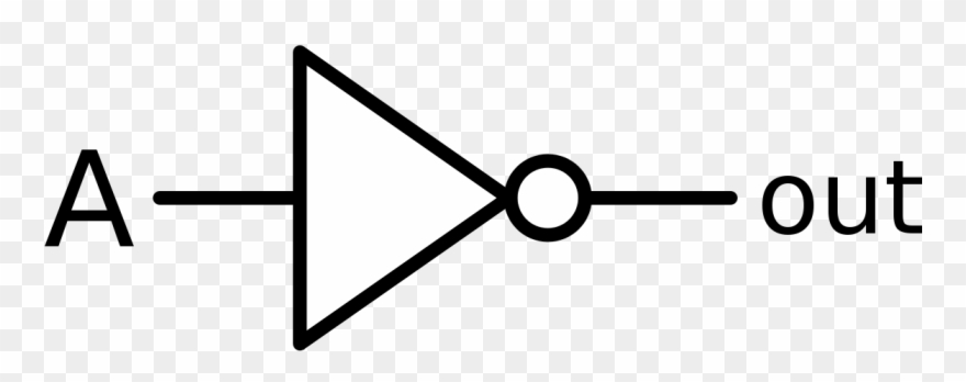 Symbol For Not Gate Clipart