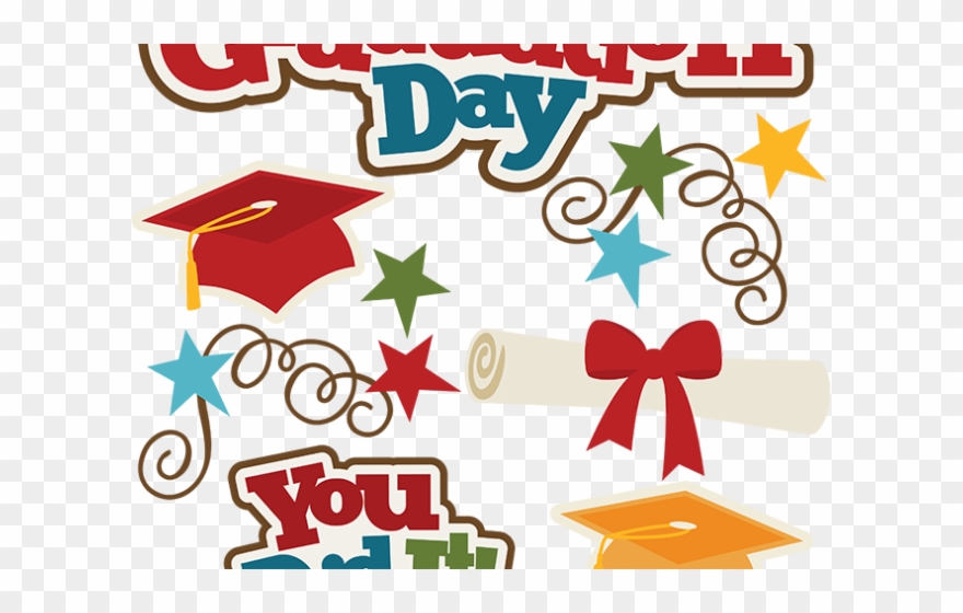 Graduation Clipart Scrapbook - Graduation Day 2018 - Png Download
