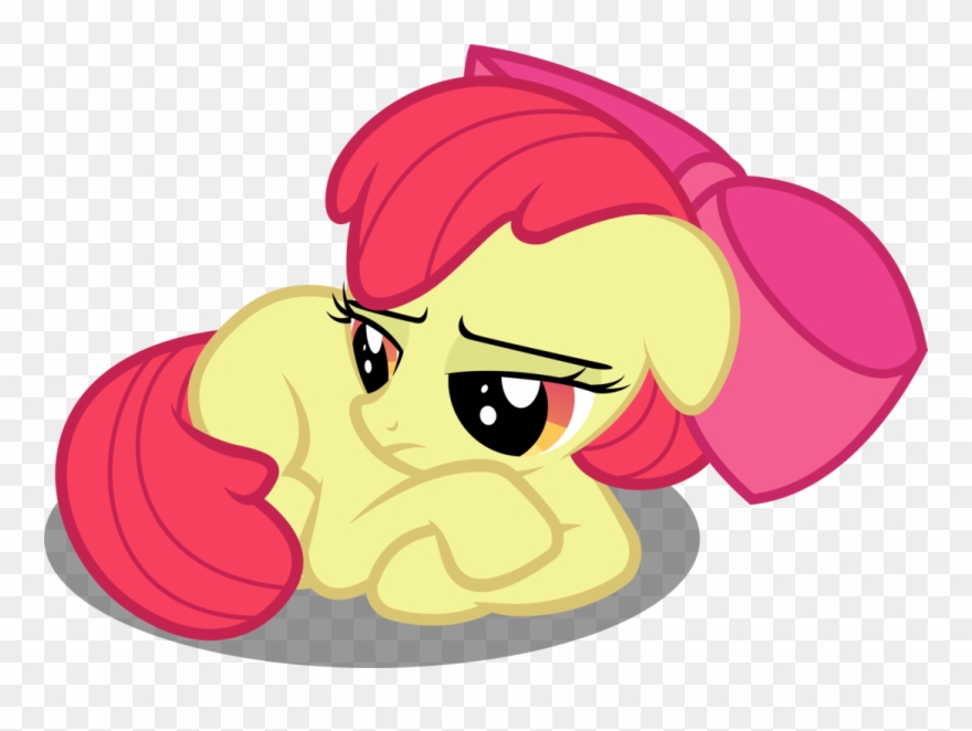 Sorry For Leaving And For Being A Ass - Mlp Apple Bloom Sad Clipart