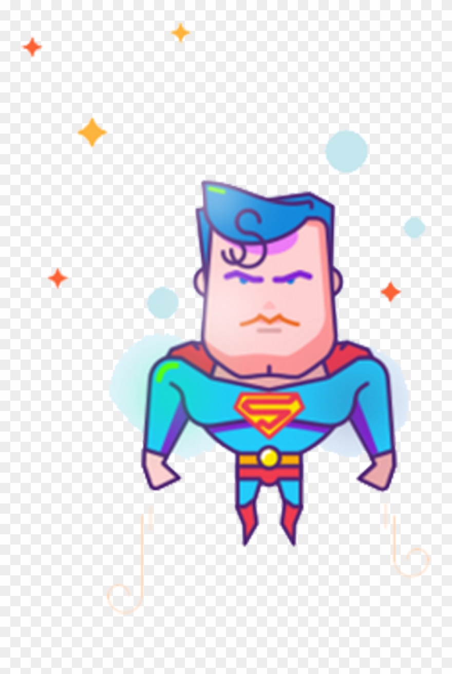 Superman Illustration Creative Transprent Png Superhero - Superman Clipart