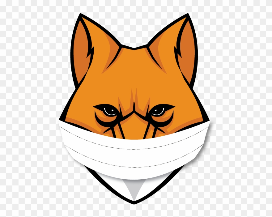 Easy Mask, Inc - Fox Head Cartoon Png Clipart