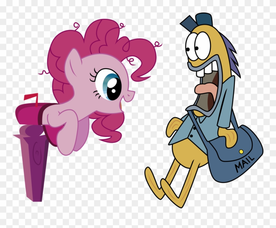 Hi Mailman Ok See You Tomorrow By - Pinkie Pie Spongebob Png Clipart