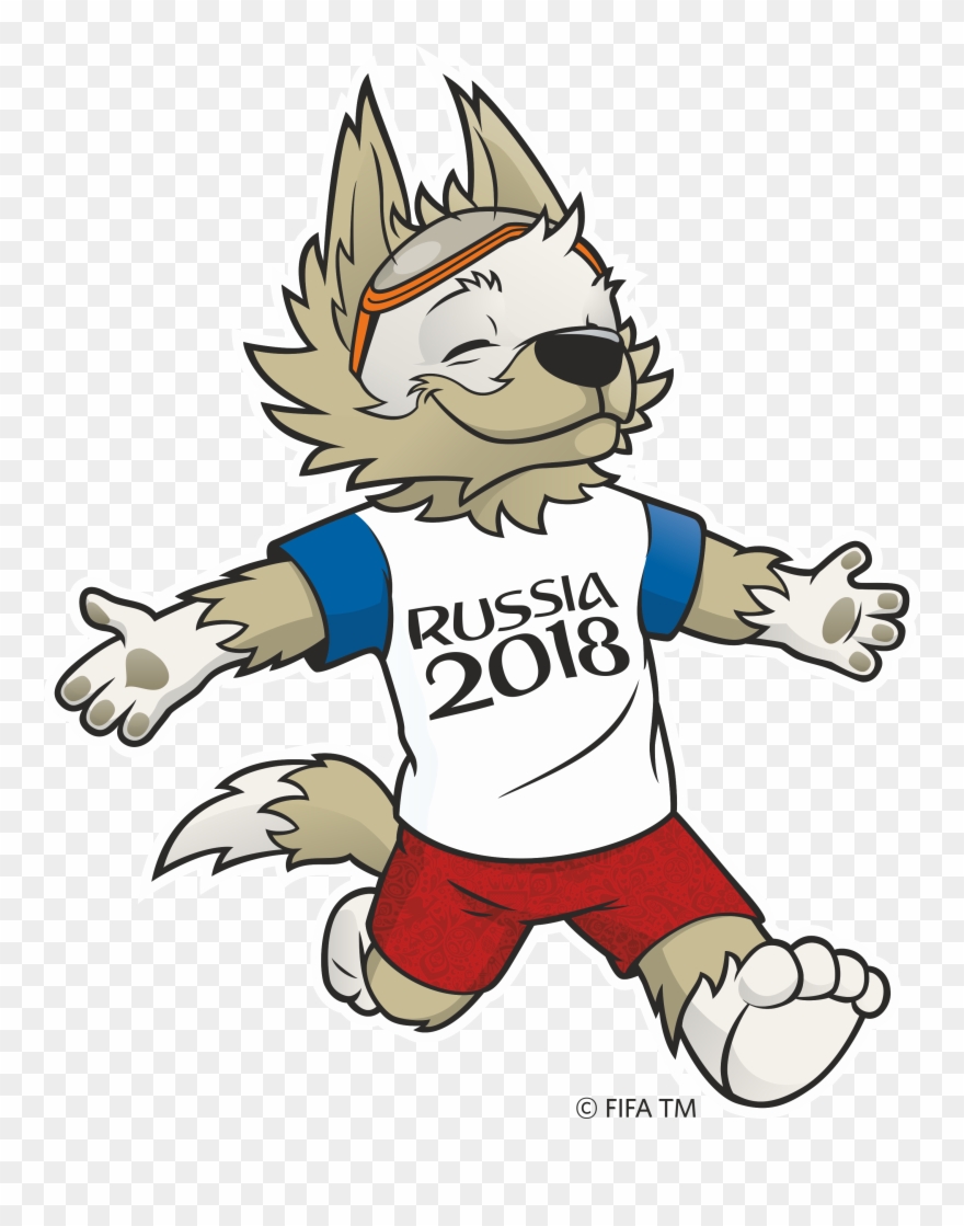 8 Fifa World Cup Logo Mascot Zabivaka Logo Fifa - Mascota Png Rusia 2018 Clipart
