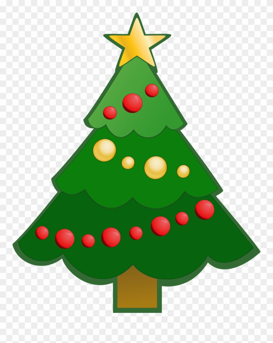 Christmas ~ Christmas Clip Art Phenomenal Tree Clipart - Simple Christmas Tree Clipart - Png Download