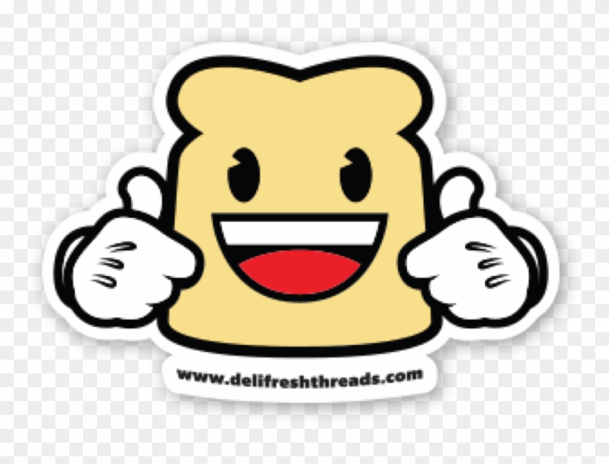 I Like The Simple, Fun Cartoon Style Of This Mascot - Bread Clipart