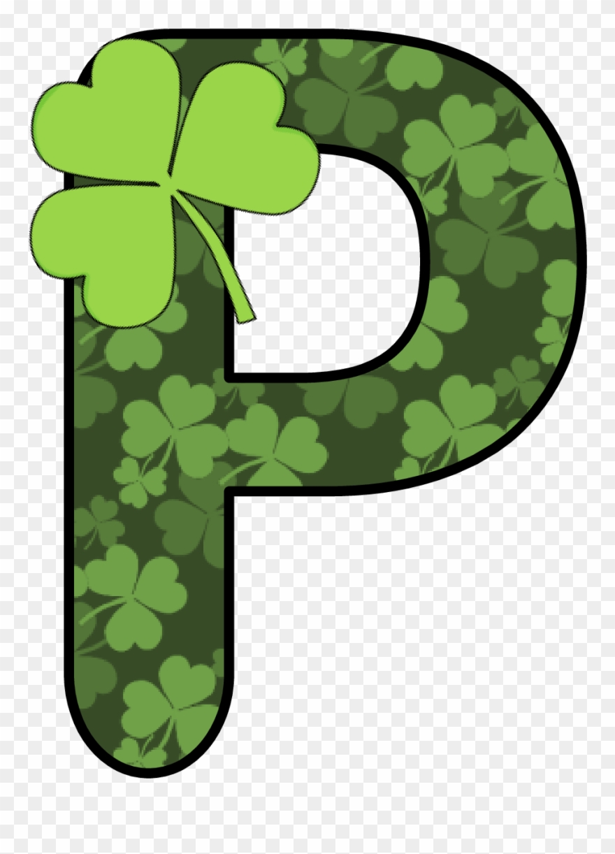 Ch B *✿* Alfabeto Trebol De Kid Sparkz - Dancing Dolphin Patterns 11513 St. Patricks Day Switch Clipart