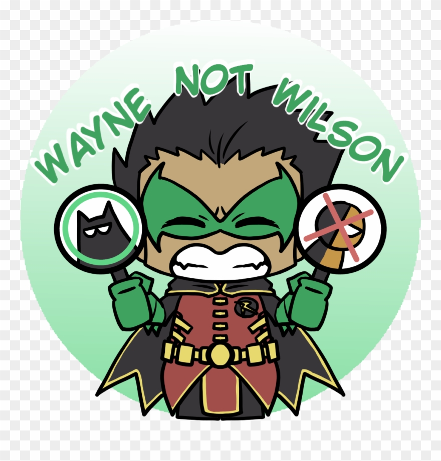 “wayne Not Wilson As Much As I Like Deathstroke As - Cartoon Clipart