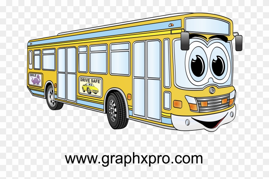 Vector Stock Pin By Scott Hayes - City Bus Cartoon Clipart