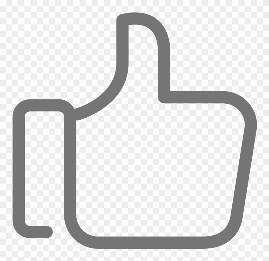Exclusive Deals - Facebook Like Button Black And White Clipart