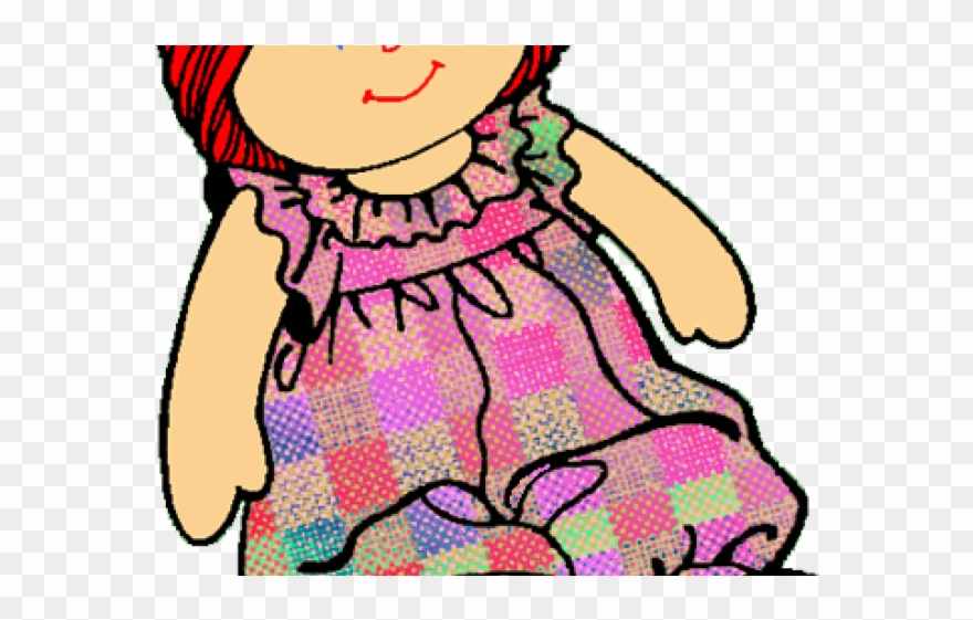 Dall Clipart Rag Doll - Transparent Background Doll Clipart - Png Download