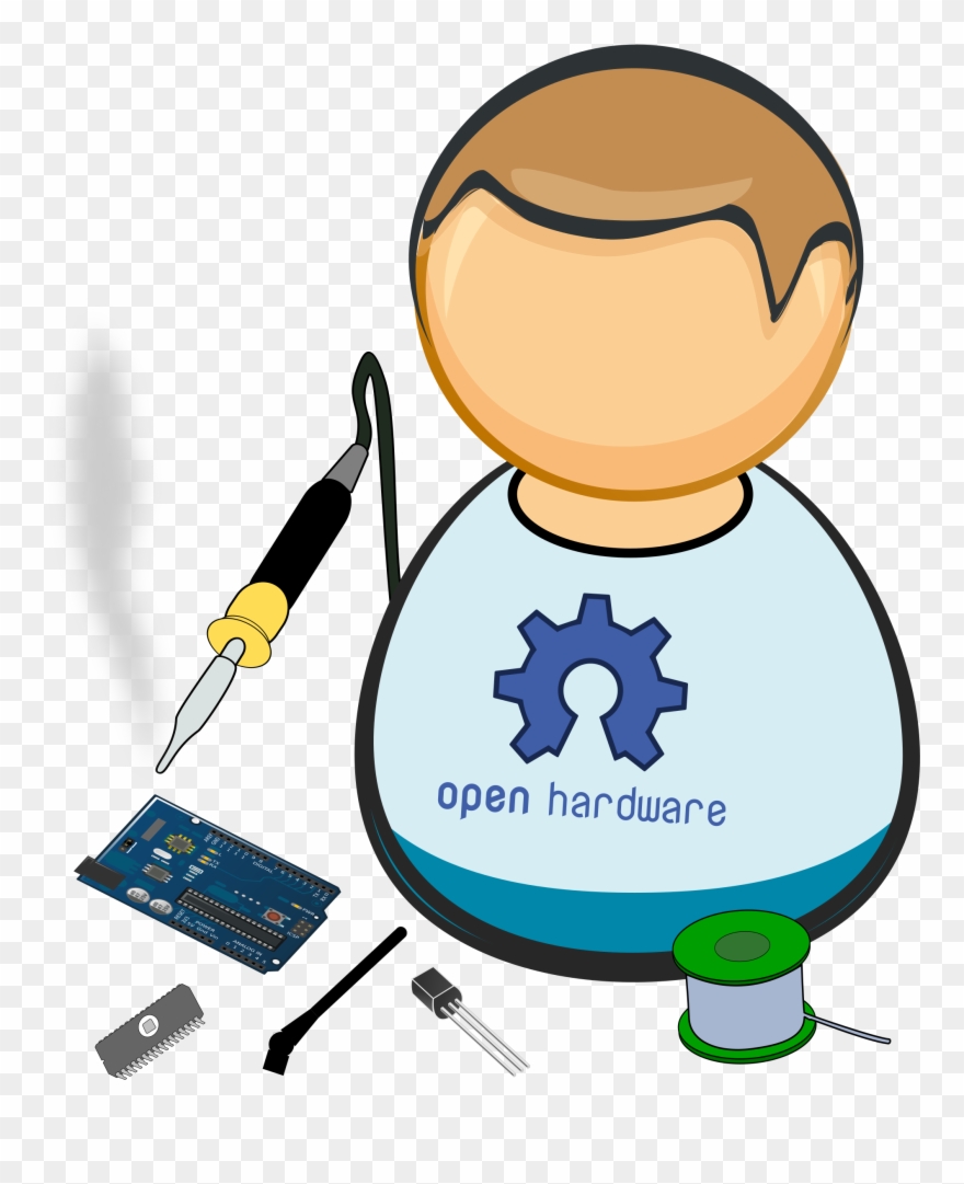 Hacker Clipart Computer Technician - Hardware Clipart - Png Download