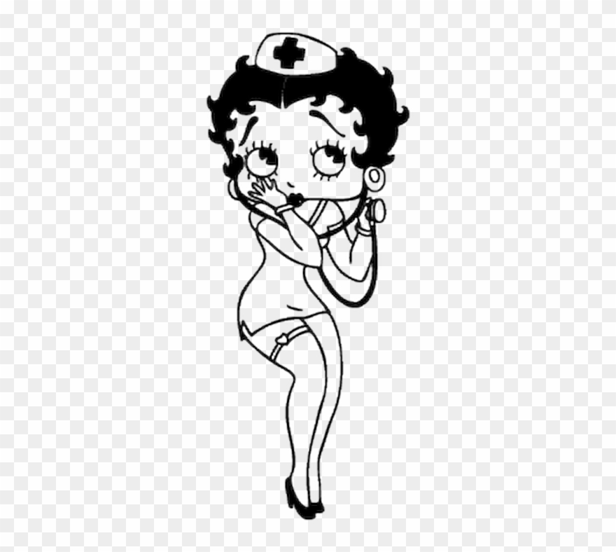 Betty Boop Nurse Clipart