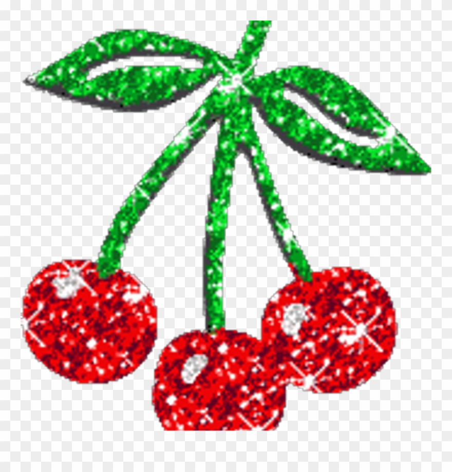Sparkling Cherries Ornament (round) Clipart