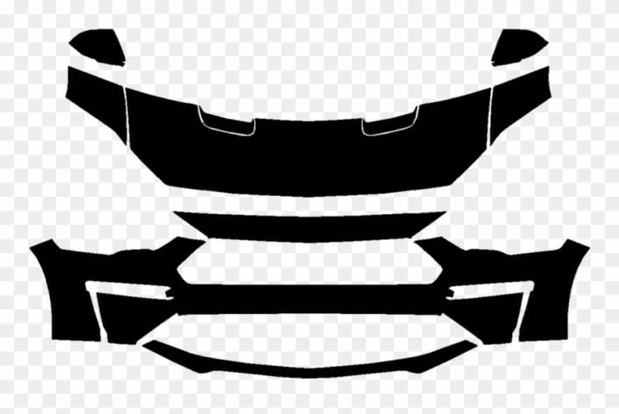 2018 Ford Mustang Ecoboost, Gt 3m Scotchgard Pro Series - 2018 Mustang Pre Cut Clear Bra Clipart