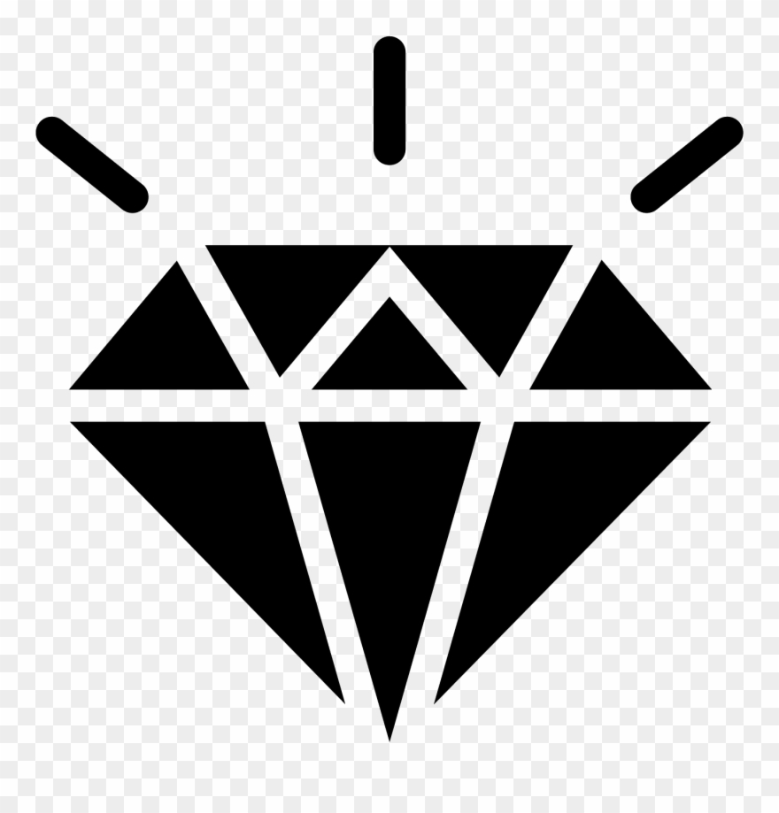 Vector Sparkles Diamond Sparkle - Icone Diamante Png Clipart