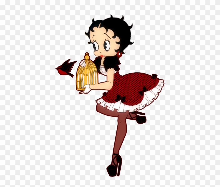 Now Don't Go To Far - Betty Boop Clipart