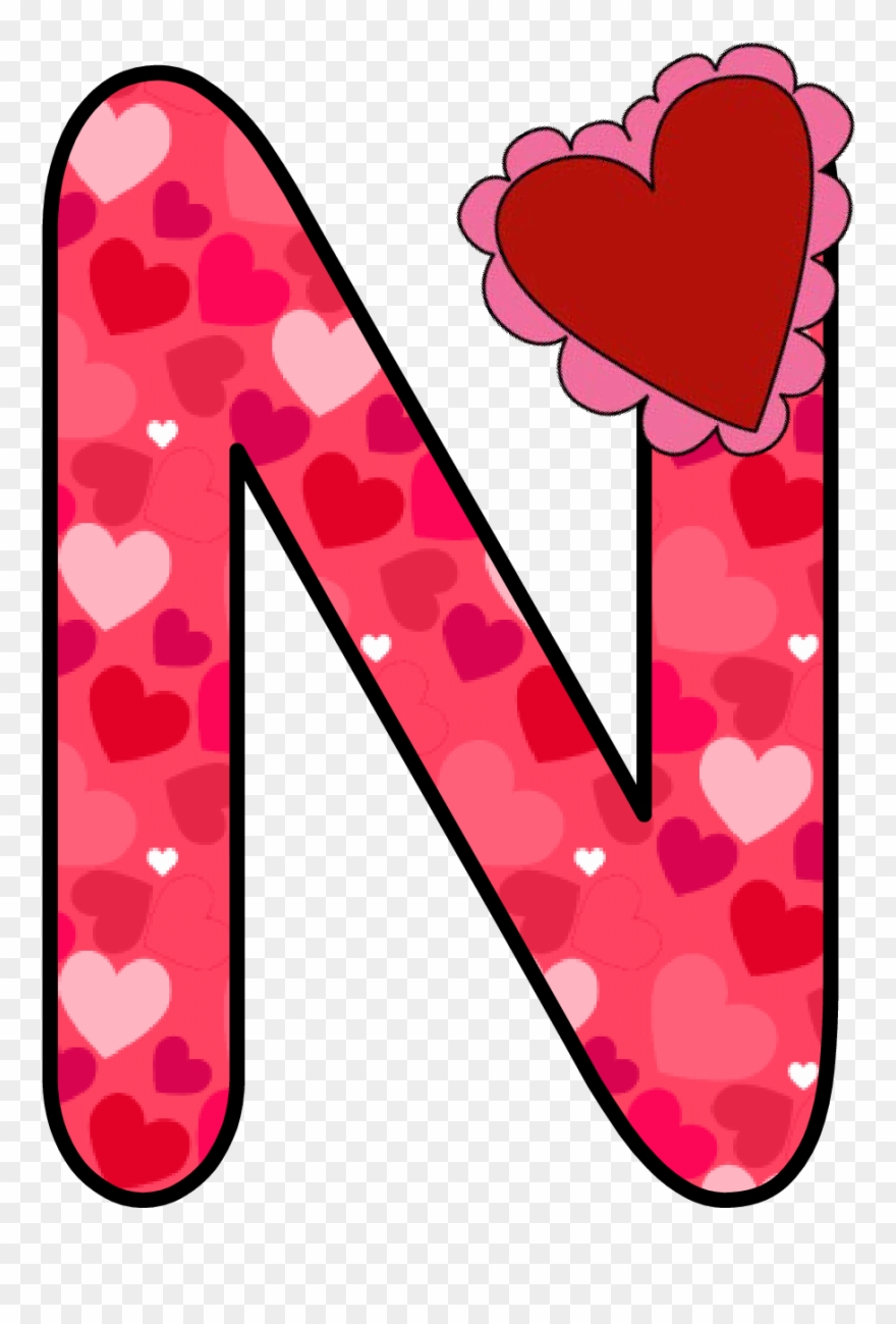 Ch B *✿* Alfabeto Corazon De Kid Sparkz - El Abecedario Completo Con Corazones Clipart