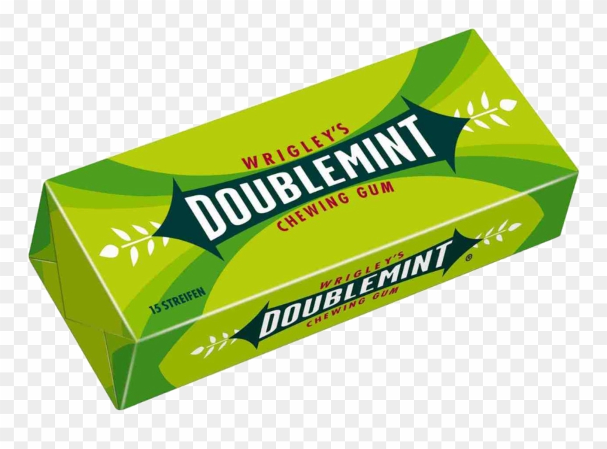 Chewing Gum Clipart Transparent Background - Wrigley's Doublemint Chewing Gum 15 Sticks - Png Download