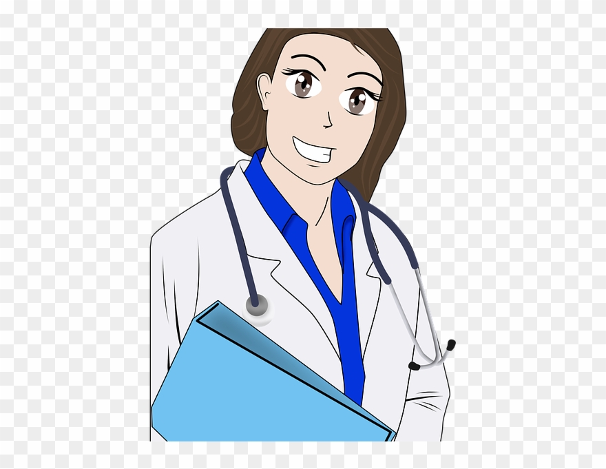 Gambar Dokter Kartun Perempuan Clipart
