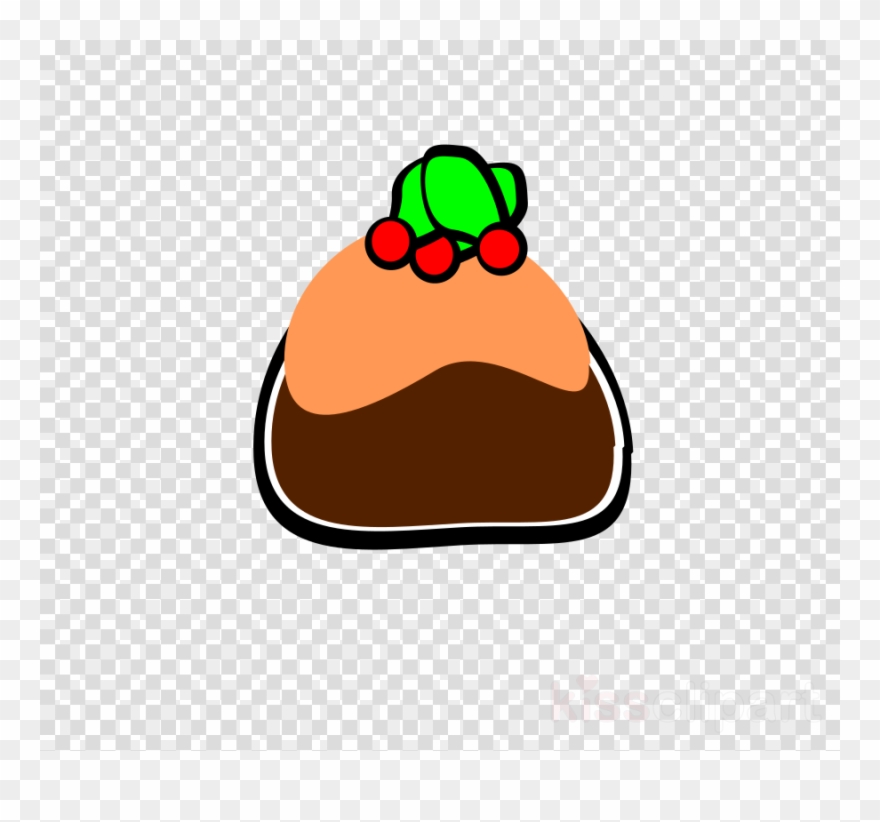 Download Pudding Clipart Cream Christmas Pudding Clip - Round Image With Transparent Background - Png Download