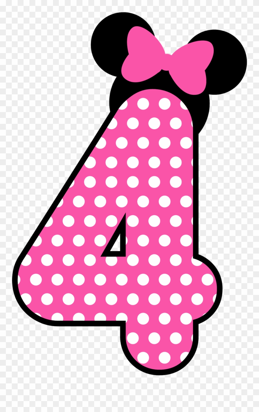 Number Mickey Mouse Pinterest - Minnie Mouse Number 3 Clipart