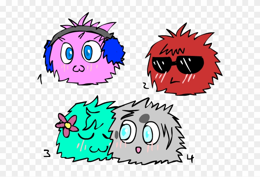 Line Clip Art Pompoms Transprent Png Free - Drawing Transparent Png