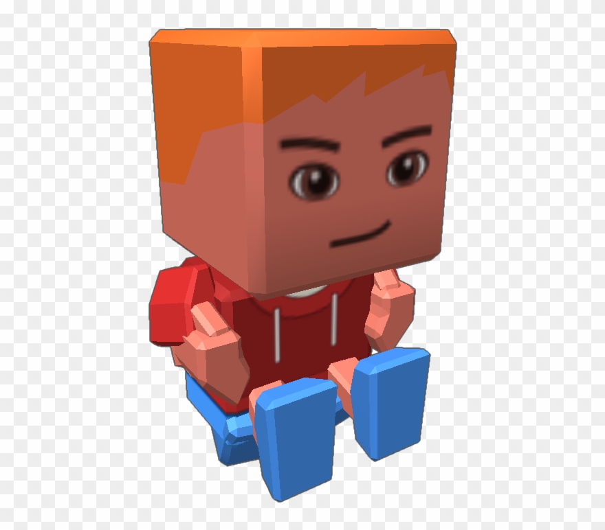 Animated Blockster - Cartoon Clipart