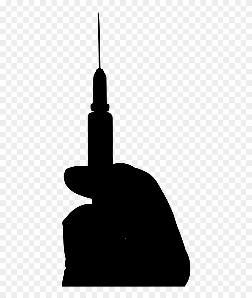 Info - Vaccine Silhouette Clipart