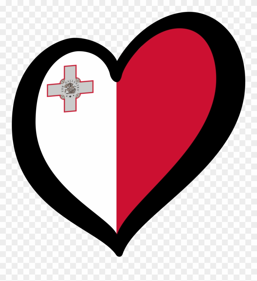 Malta - Malta Eurovision Heart Clipart